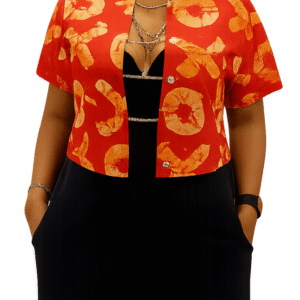Beaded Crop Jacket