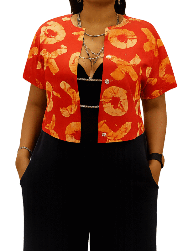 Beaded Crop Jacket