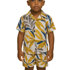 Boys Summer Two Piece Leaf