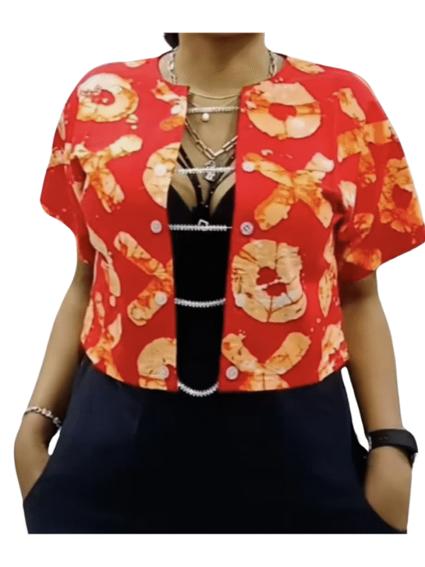 Beaded Crop Jacket - Image 3