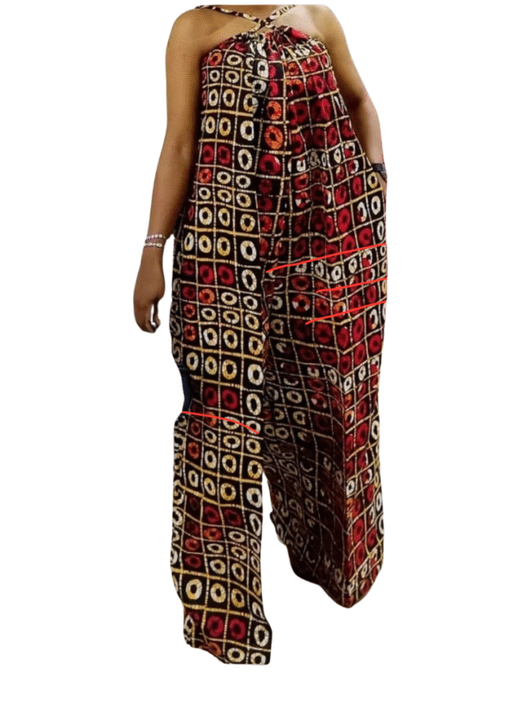 Ladies Ankara Jumpsuit - Image 2