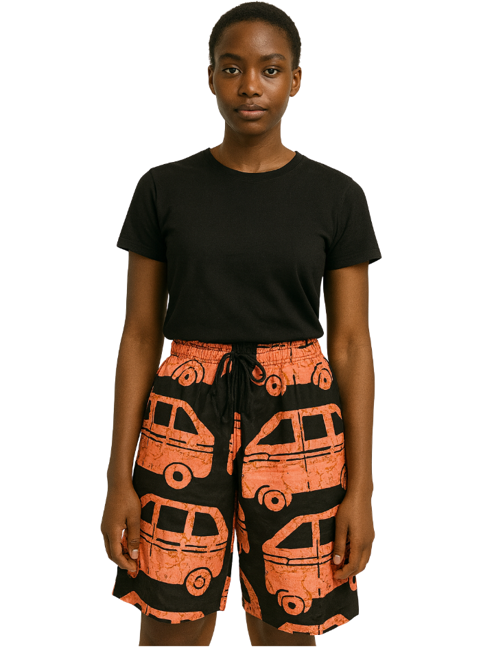 Ankara unisex shorts