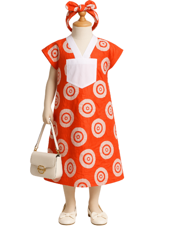 adire girls boubou dress