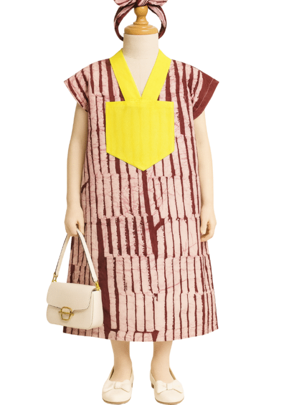 adire girls boubou dress