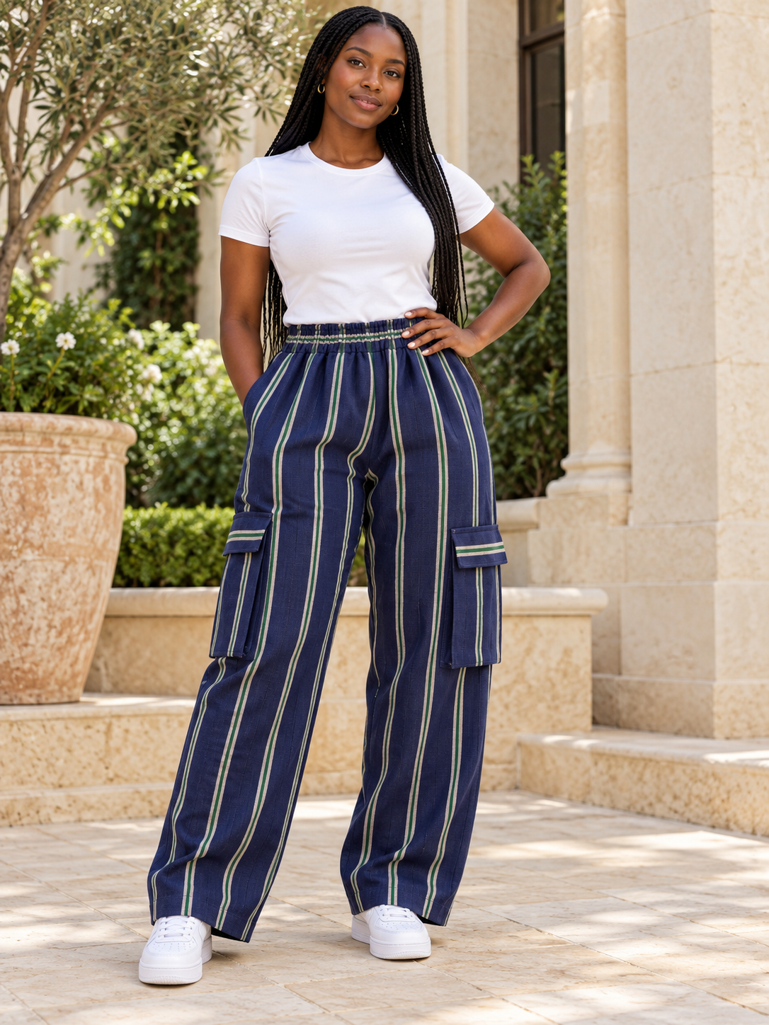 AYOMIDE UNISEX Asooke cargo pants